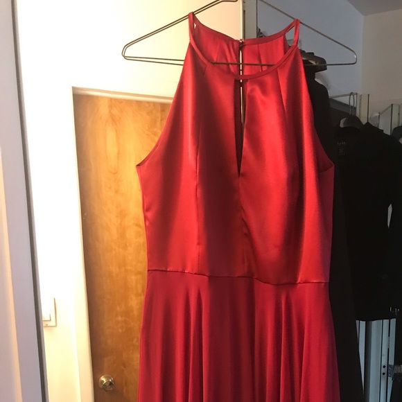 Bridesmaid dress! Full length dark red maxi - Picture 1 of 1